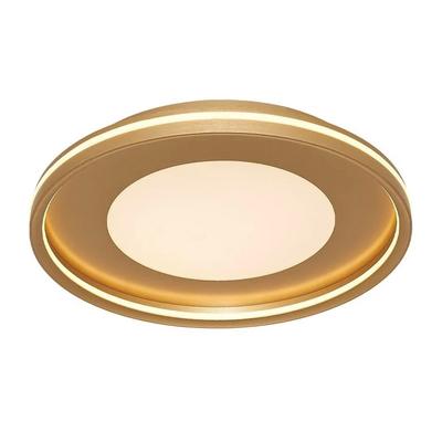 Özcan Aydınlatma 1436-1 Madras 50cm Armatür (3 Renk Led+Kumandalı) Mat Gold