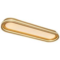 Özcan Aydınlatma 1436-2 Madras 80cm Elips Armatür (3 Renk Led+Kumandalı) Mat Gold