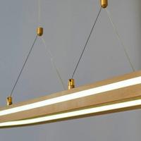 Özcan Aydınlatma 1436S Madras Elips Sarkıt (3 Renk Led+Kumandalı) Mat Gold