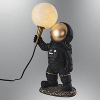 Özcan Aydınlatma 2050-2-19 Astronot Masa Lambası Siyah