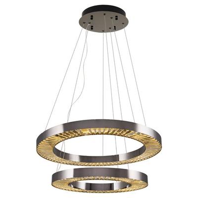 Özcan Aydınlatma 2715-2A-24 Plata 60+80'Lik Çember Sarkıt Platin