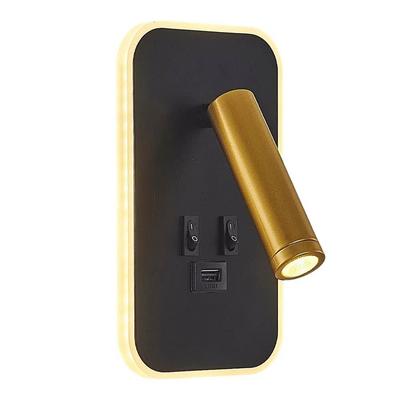 Özcan Aydınlatma 2722-03 Step Okuma Lambalı Aplik Usb Çıkışlı Sarı Başlıklı 