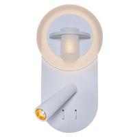 Özcan Aydınlatma 2723-05-01 Step LED Dikey Okuma Lambalı Aplik Beyaz