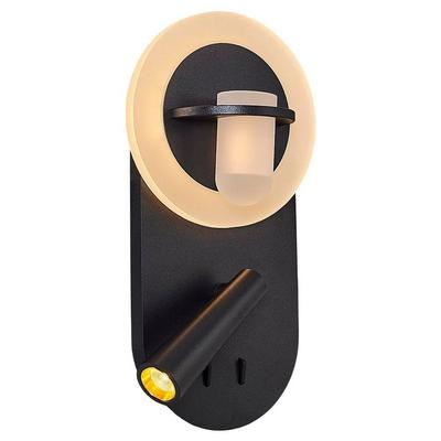 Özcan Aydınlatma 2723-05-19 Step LED Dikey Okuma Lambalı Aplik Siyah