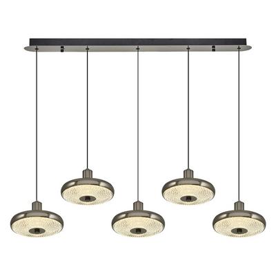 Özcan Aydınlatma 2770-5As-24 Tetra 5'Li Sıralı Sarkıt Platin