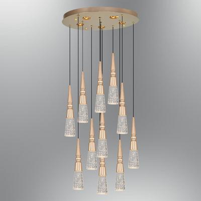 Özcan Aydınlatma 2790-11A-03 Stiles 11'Lİ Yuvarlak Sarkıt Sarı