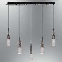 Özcan Aydınlatma 2790-5AS-24 Stiles 5'Lİ Sıralı Sarkıt Platin