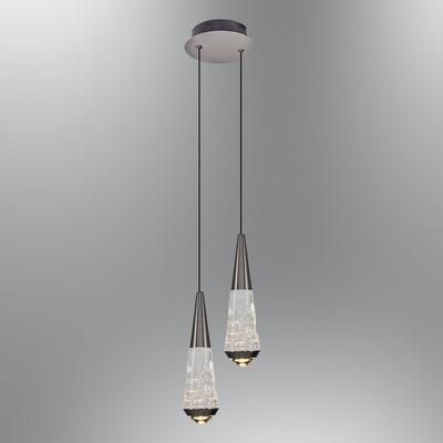 Özcan Aydınlatma 2791-2A-24 Diyop 2'Lİ Sarkıt Platin