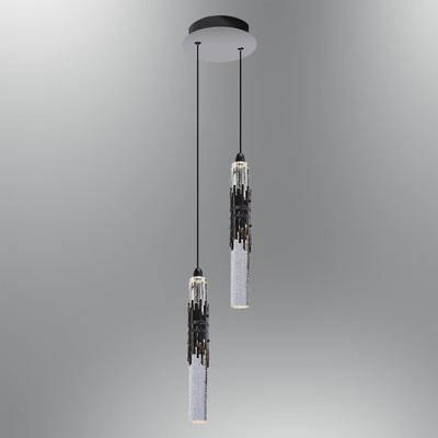 Özcan Aydınlatma 2793-2A-24 Solina 2'Li Sarkıt Platin