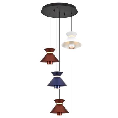 Özcan Aydınlatma 2803-4A-28 Mekik 4'Lü Sarkıt Mixed