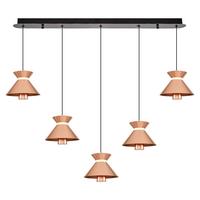 Özcan Aydınlatma 2803-5As-32 Mekik 5'Li Sıralı Sarkıt Rose Gold
