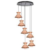 Özcan Aydınlatma 2803-6A-32 Mekik 6'Lı Sarkıt Rose Gold