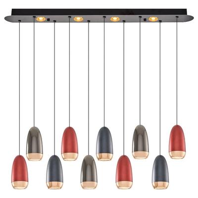 Özcan Aydınlatma 2804-10As-28 Gunn 10'Lu Sıralı Sarkıt Mixed