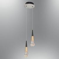 Özcan Aydınlatma 2817-2A Diamond 2'li Sarkıt Platin