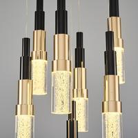 Özcan Aydınlatma 2818-7A Flute 7'Li Sarkıt Platin 