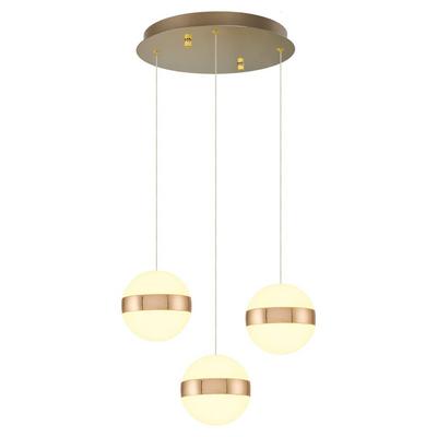 Özcan Aydınlatma 2820-3A Filou 3'Lü Yuvarlak Sarkıt Rose