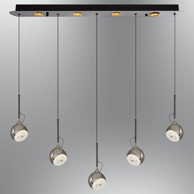 Özcan Aydınlatma 2822-5AS-24 Fleas 5'Lİ Sıralı Sarkıt Platin