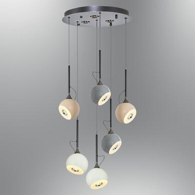 Özcan Aydınlatma 2822-6A-28 Fleas 6'LI Yuvarlak Sarkıt Mixed