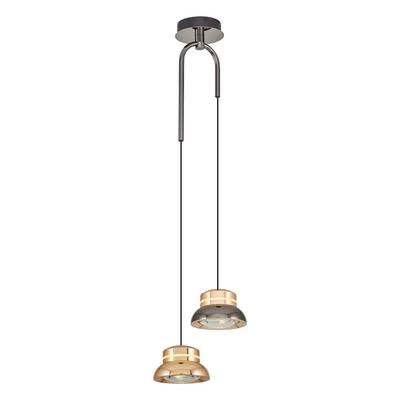 Özcan Aydınlatma 2826-2A-0324 2'Li Mıx Sarkıt Sarı-Platin Mix