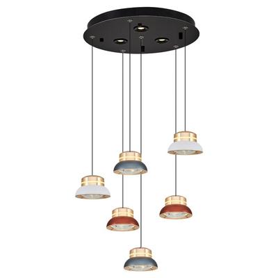 Özcan Aydınlatma 2826-6A-28 Haat 6'Lı Yuvarlak Mıx Sarkıt Mixed