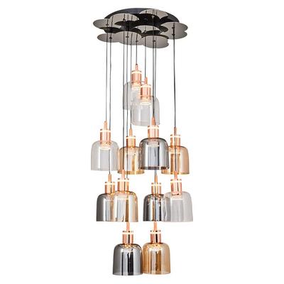 Özcan Aydınlatma 2833-12A-28 Potiri 12'Li Yuvarlak Sarkıt Mixed