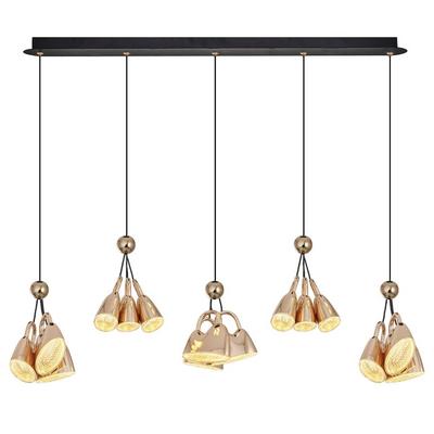 Özcan Aydınlatma 2840-5As Cog 5'Li Sıralı Sarkıt Rose Gold