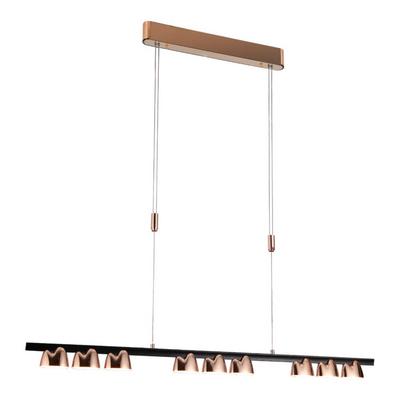 Özcan Aydınlatma 2840-9As Cog 9 Lu Sıralı Sarkıt Rose gold