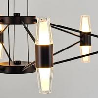 Özcan Aydınlatma 2845-6A-19 Phulu 6'LI Sarkıt Siyah