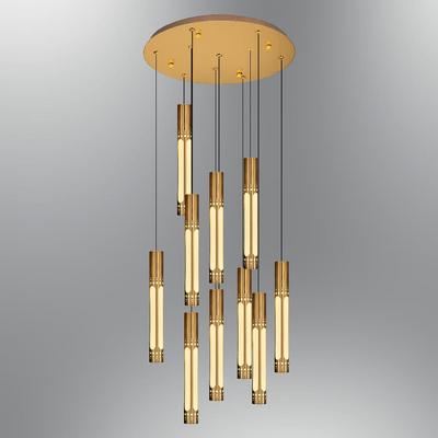 Özcan Aydınlatma 3118-10A-20 Flute 10 Lu Sarkıt Eskitme