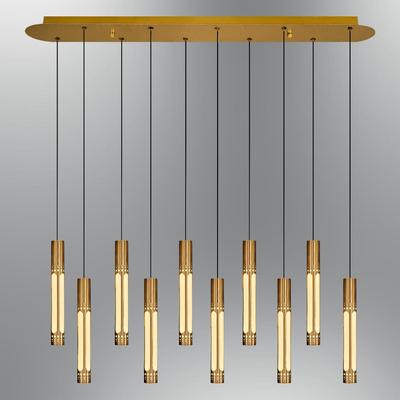 Özcan Aydınlatma 3118-10AS-20 Flute 10 Lu Sıralı Sarkıt Eskitme