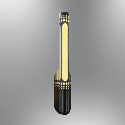 Özcan Aydınlatma 3118-APL1-B-24 Flute B.Tekli Aplik 42*320 Platin