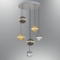 Özcan Aydınlatma 3126-6A Opto 3 Lı Sarkıt Karışık