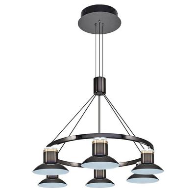 Özcan Aydınlatma 3127-6A Foola 6'lı Sarkıt Kumandalı Platin