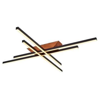 Özcan Aydınlatma 3148-2-19 Elppir 4 Çubuklu Armatür Siyah