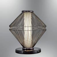 Özcan Aydınlatma 3224-Ml2-24 Trian Masa Lambası Platin