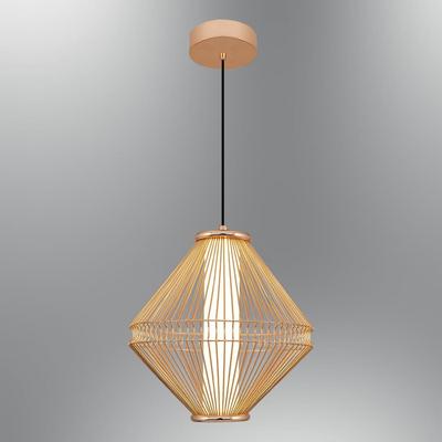 Özcan Aydınlatma 3224B-1-03 Trian Tek Telli Büyük Sarkıt Sarı