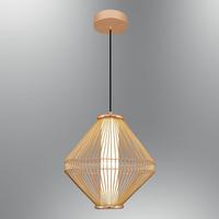 Özcan Aydınlatma 3224B-1-03 Trian Tek Telli Büyük Sarkıt Sarı