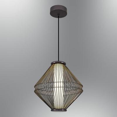 Özcan Aydınlatma 3224B-1-24 Trian Tek Telli Büyük Sarkıt Platin