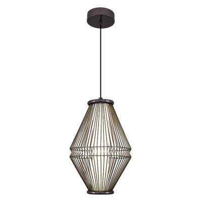 Özcan Aydınlatma 3224K-1-24 Trian Tek Telli Küçük Sarkıt Platin