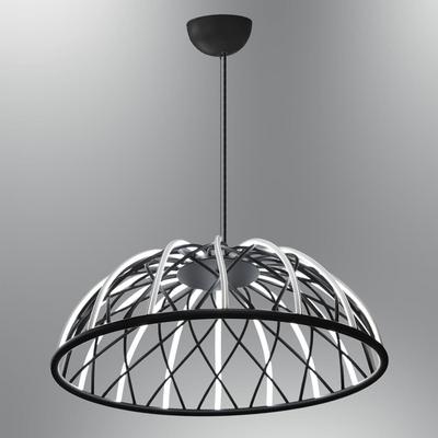 Özcan Aydınlatma 3229-1A-19 Chute K.Tekli Sarkıt D61 Siyah