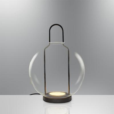 Özcan Aydınlatma 3434-1Ml-19 Krater Masa Lambası Siyah