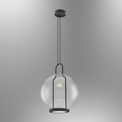 Özcan Aydınlatma 3434-2A-19 Krater Tekli Sarkıt Siyah