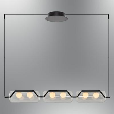 Özcan Aydınlatma 3436-3As-19 Ponni 3'Lü Sıralı Sarkıt Siyah