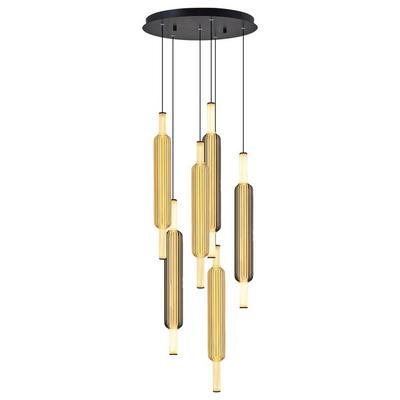 Özcan Aydınlatma 4117-6a Fico 6'lı Mix Sarkıt Avize Mixed