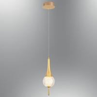 Özcan Aydınlatma 4132-1A Pearl Tekli Sarkıt Sarı