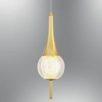 Özcan Aydınlatma 4132-1A Pearl Tekli Sarkıt Sarı