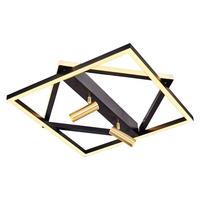 Özcan Aydınlatma 4157-2 Flush 2 Spotlu Armatür Siyah-Eskitme