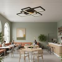 Özcan Aydınlatma 4158-1-19 Square 3'Lü Plafonyer Siyah 