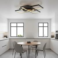 Özcan Aydınlatma 4158-1-19 Square 3'Lü Plafonyer Siyah 