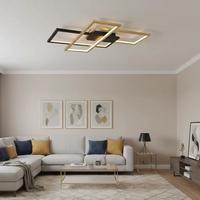 Özcan Aydınlatma 4158-1-20 Square 3'Lü Plafonyer Siyah-Eskitme